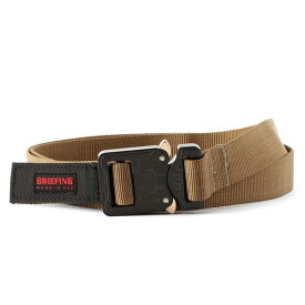 【4月18日限定!最大P37倍】ブリーフィング BRIEFING COBRA（R） buckle belt コブラバックル ベルト MADE IN USA COLLECTION 正規品 ナイロンベルト カラーベルト カジュアル アウトドア カーキ ブラック コヨーテ BRA221G04 正規品