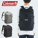【6/20限定!最大P27.5倍】コールマン リュック ウォーカースクエアバックパック coleman walker square backpack メンズ レディース B4 軽量 大容量 30L アウトドア 旅行 通勤 通学 プレゼント akz035