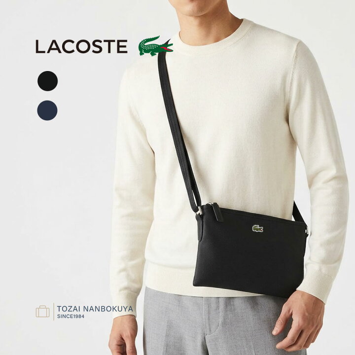 楽天市場】LACOSTE ラコステ ショルダーバッグ FLAT CROSSOVER BAG 