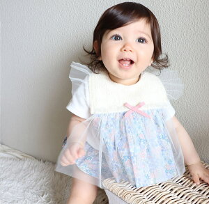 Leapepe レアペペ スタイ&ブルマセット ベビー 女の子 スタイ ブルマ フォーマル お出かけ 出産祝い ブランド 70cm 80cm 85cm 0歳 1歳 プリンセス 花柄 レース エプロン よだれかけ 赤ちゃん お祝い