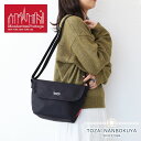 ノベルティ付 マンハッタンポーテージ ショルダーバッグ 斜めがけ 軽量 シンプル Manhattan Portage Nylon Messenger Bag Back Pocket W/ Divider Magnet mp1603bpdmgnt カジュアル ブランド マグネット開閉 刺繍ロゴ 正規品