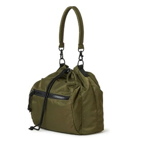 ニューエラ 2WAYドローストリングポーチ NEW ERA DRAWSTRING POUCH ミニショルダー ミニバッグ 3L レディース ブランド サテン ハンドバッグ 巾着型 軽量 軽い おしゃれ ナイロン ツイル 正規品