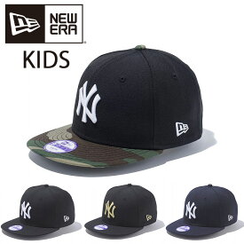 ニューエラ キャップ キッズ Youth 9FIFTY ベースボールキャップ MLB NEW ERA ニューヨーク ヤンキース CAP 帽子 フラットバイザー 13565784 13565785 13565782 13565783 正規品 プレゼント