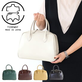 TIDEWAY MOSS BOSTON M タイドウェイ モス バッグ ボストン ショルダー t2962 日本製 ミニボストン レザーバッグ お洒落オシャレ 牛革 本革 コンパクト 小さめ ビジネスバッグ オケージョン 正規品 女性