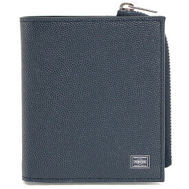 ポーター エイブル ウォレット 030-03439 吉田カバン 財布 メンズ PORTER ABLE WALLET レディース ブランド 二つ折 二つ折り 二つ折り財布 本革 牛革 レザー カード カード収納 小銭入れあり 日本製 ブランド 大人 コンパクト 薄い 薄マチ