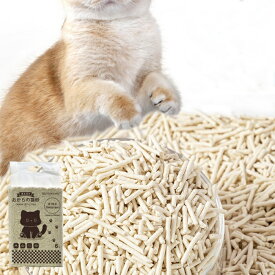 猫砂 固まる猫砂 おから 流せる 消臭 香りなし おからの猫砂 大容量 軽量 瞬間吸収 6L 2.5kg 無香 天然素材 ねこ砂 抗菌 飛び散らない ねこすな 猫トイレ ペット用品 トイレ用品