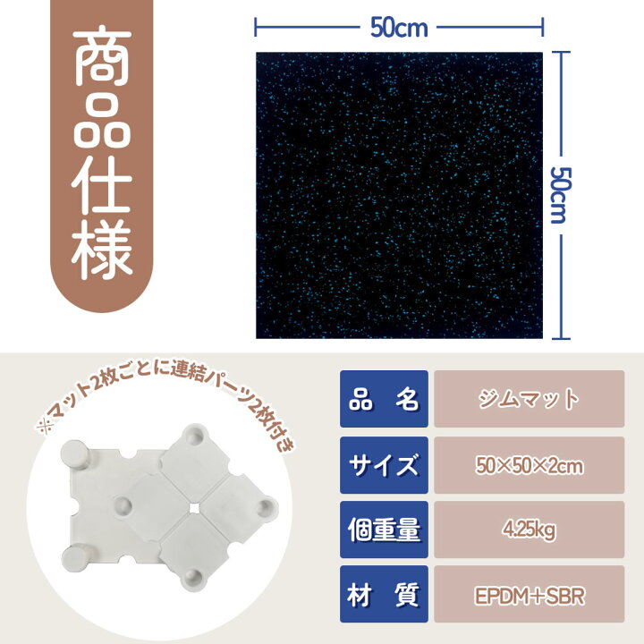 楽天市場】【全品クーポン配布中】【2枚-20枚】ゴムマット ジムマット 