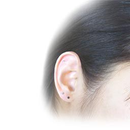 耳つぼジュエリー　小サイズ（SS9）　100粒　クリスタル＆オーロラ | テーピング 鍼灸用品 トワテック