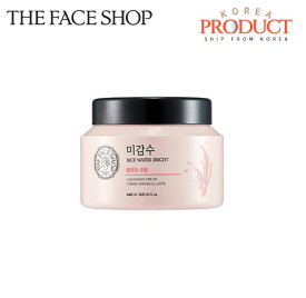 【THEFACESHOP】【送料無料】美感水 ブライト クレンジングクリーム 大容量 400ml