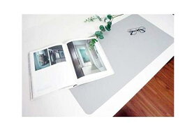 【TOWBTRADE】【送料無料】TOWB TRADE デスクマット テーブルマット PUレザー オフィスデスクパッド 80cmx40xm (Gray)