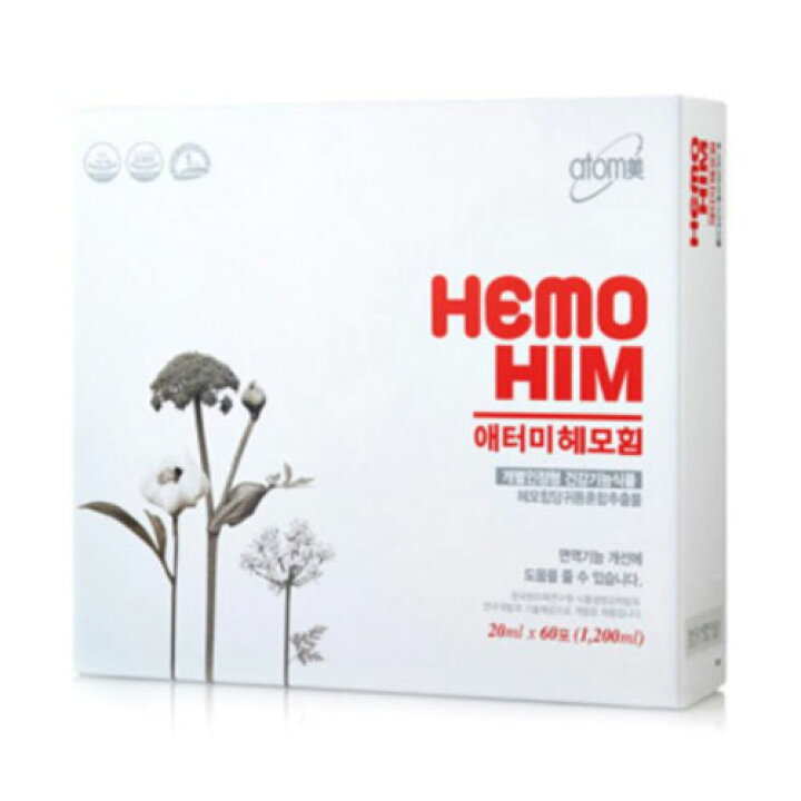 楽天市場】【Atom美】【送料無料】 アトミ ヘモヒム 20ml x 60本 [外箱 
