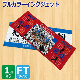 オリジナル プリント フルカラー インクジェット フェイスタオル【オーダータオル】【型代無料】【送料無料】【のし紙 ポリ袋入れ 対応】シャーリング生地