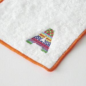 公式ホットマン 1秒タオル イニシャル ポケットタオル 12×24cm 日本製 | Hotman ブランド ギフト タオルハンカチ ハンカチ ポケット 二つ折り 綿 100% 一秒タオル タオル 赤ちゃん 男性 女性