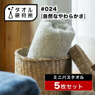 \出店記念/2点で3%OFF【タオル研究所】ミニバスタオル ビッグフェイスタオル #024 自然なやわらかさ やわ…