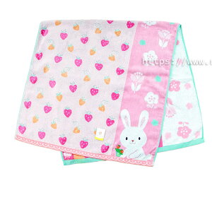 バスタオル タオル やわらか かわいい動物 アニマル 刺繍入り お風呂 お昼寝 保育園 幼稚園 くま かえる いぬ うさぎ ねこ アルパカ 1枚までゆうパケット対応《 fu.re.ru フレル ホイップクリー