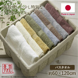 泉州タオル バスタオル オーガニックコットン タオル 日本製 綿100% 赤ちゃん ベビー 安心 吸水 無地 速乾 清潔 まとめ買い オーガニック コットン 綿 中厚 セット おしゃれ ホワイト ベージュ ブラウン グレー グリーン ブルー イエロー 2枚セット 3枚セット