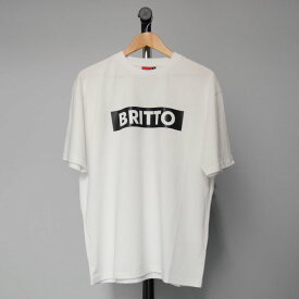BRITTO ロメロブリット ROMERO BRITTO Tシャツ 半袖 男女兼用 size：M/L 772101 白 黒 綿100％ カジュアル ポップ