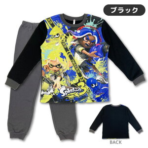 【スプラトゥーン3】光る起毛パジャマ スプラ キッズ 起毛 パジャマ 長袖 長ズボン 光るパジャマ 秋冬 ふわふわ スプラトゥーン 男の子 男児 幼稚園 低学年 お泊り ルームウェア 部屋着 子供