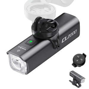 �y2000���[������5000mAh��e�ʁz ���]�� ���C�g �����_��/���� �݂艺���\ 5�i�K�Ɩ����[�h ���[�h�o�C�N ���C�g �����R������� USB-C�o�����[�d�� IPX6�h�� ���P�x �N���X�o�C�N ���C�g �i�C