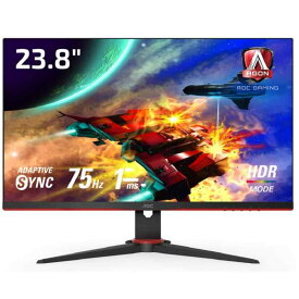 【中古】AOC ゲーミング液晶モニター 24G2E5/11 (23.8インチ/フルHD/IPS/HDMI/DisplayPort/75Hz/応答速度1ms/HDRエフェクトモード/FreeSync/フリッカーフリー/ローブルーモード)