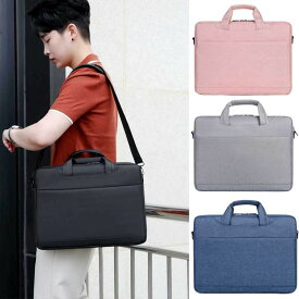 ビジネスバッグ レディース メンズ 兼用 パソコンバッグ トートバッグ ショルダーバッグ 156インチ 14インチ A4 通勤 通学 撥水 丈夫 軽量 黒 ブラック グレー ブルー ピンク(x2)