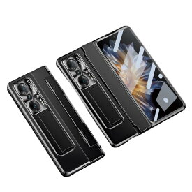 スマホケース 荣耀MagicVS Ultimate 至臻版 PC製 全包型 電鍍加工 スタンド機能 耐衝撃 指紋防止 落下防止 ハードケース かわいい おしゃれ 携帯カバー スマートフォンケース(x2)