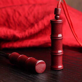 ネックレス メンズ レディース 紫金砂 竹 縁起物 お守り ペンダント アクセサリー