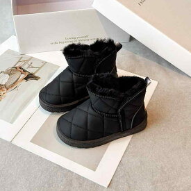 靴 キッズ 雪用ブーツ 子供 中敷きボア あったか 防寒 滑り止め ミドル丈 男の子 女の子 7歳 8歳 9歳 10歳 11歳 12歳