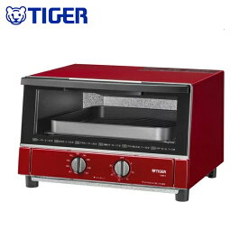 【送料無料】オーブントースター タイガー やきたて ハイパワー 1300W ピザ25cm【RCP】TIGER トースター レッド KAM-S131-R