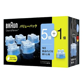 ブラウン 洗浄液 CCR5CR＋1のバリューパック 6個入り(5個+1個) CCR6相当 シェーバー洗浄液 【RCP】 BRAUN CCR5CR