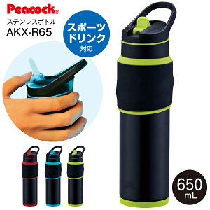 AKX-R65(GB) s[RbN@r  XeX{g X|[chNo␅tɑΉ Q[~O{g ۗp L^Cv 0.65L 650mL nht@yRCPzPeacock O[ubN AKX-R6