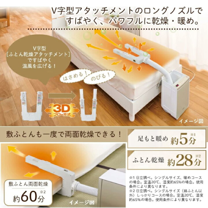 楽天市場】HFK-VS3000(H) 日立(HITACHI) 布団乾燥機アッとドライ 