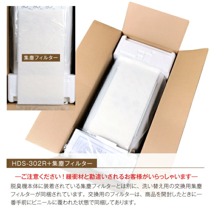 楽天市場】【HDS-302R】富士通ゼネラル 脱臭機 花粉対策 限定セット品 