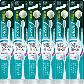 【6個まとめ買い】LION（ライオン）電動アシストブラシ 付替 システマ ふつう 2本入 ×6個（しっかり磨ける 使いやすいデザイン まとめ買いでお得）