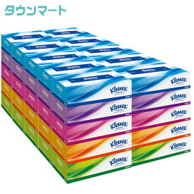 【12個まとめ買い】クリネックス ティシュー 360枚(180組)×5箱パック ×12個（ティッシュ）（肌に優しい たっぷり使える まとめ買いでお得）