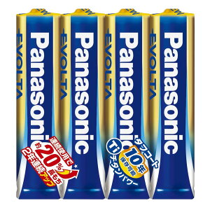 パナソニック エボルタ 単4形アルカリ乾電池 4本パック LR03EJ/4SE