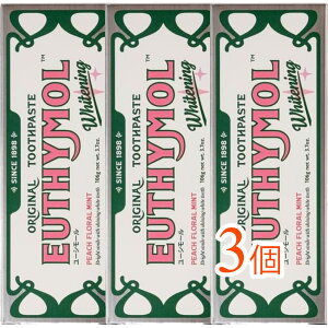 �y3�܂Ƃߔ����zEUTHYMOL�i���[�V���[���j�z���C�g�s���N �n�~�K�L 106g�i�z���C�g�j���O ���݂������j�i������������P�A �z���C�g�j���O���� �܂Ƃߔ����ł����j