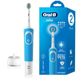 ブラウン Oral-B（オーラルB）電動歯ブラシ（本体セット）D100 すみずみクリーン フロス ブルー