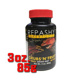 クレステッドゲッコー グラブス&フルーツ 3oz/85g 昆虫パウダー入り レパシー (REPASHY)