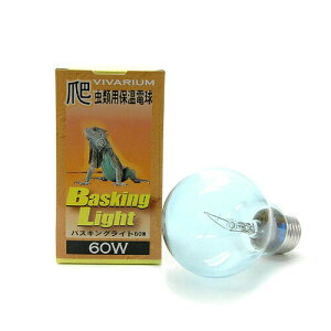 ビバリウム バスキングライト 60W ポゴナ・クラブ 爬虫類 両生類 電球 ライト 保温球 散光 60〜75cmケージまで トカゲ ヘビ カメ カエル レオパ