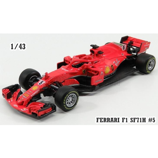 【楽天市場】フェラーリ F1 SF71H #5 2018 1/43 Bburago/ブラーゴ 