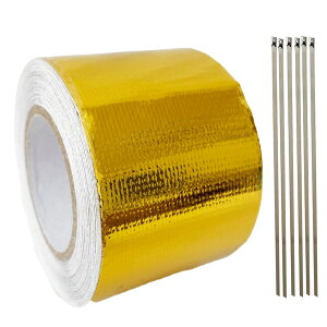 MONOSTORE �A���~�e�[�v �o�C�N �ϔM�e�[�v �o���e�[�W �}�t���[ �S���e�[�v �S�[���h ������ �f�M�e�[�v �ԗp �ՔM�e�[�v �A���~ 10M×5cm