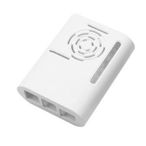Raspberry Pi 4B �Ή� �P�[�X �ی�P�[�X �z���C�g ABS�� �ϏՌ� ���Y�x���[�p�C4B �݊��P�[�X �ȒP���t��
