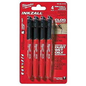 Milwaukee 48-22-3104 Inkzall �|�C���g�}�[�J�[ �׎� �u���b�N 4�{�p�b�N
