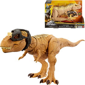 ジュラシックワールド(JURASSIC WORLD) サイドアタック！ほえる T-レックス 全長:約49cm | マテル おもちゃ 恐竜 フィギュア 玩具 おすすめ