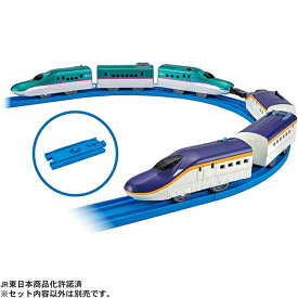 プラレール E8系新幹線&E5系新幹線 ガチャッと連結セット | おもちゃ 男の子 車両 3歳 玩具 おすすめ