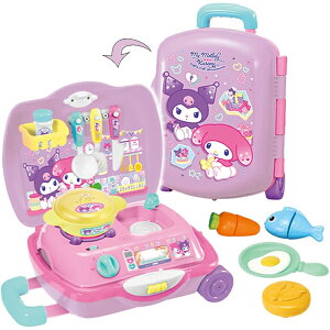 マイメロディ クロミ キャリーケースがへんしん!キッチンセット | ままごと おもちゃ 玩具 おすすめ