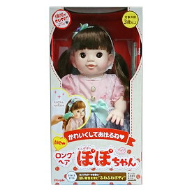 [訳あり品] ぽぽちゃん お人形 かわいくしてあげるね ロングヘアぽぽちゃん やわらかタイプ リボンのヘッドドレス＆ミニヘアコームつき | おもちゃ 女の子 3歳 玩具 おすすめ