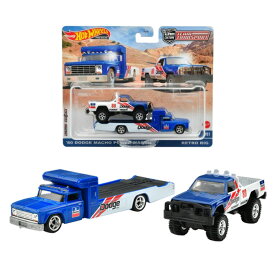ホットウィール(Hot Wheels) チームトランスポート '80 ダッジ マッチョ パワー ワゴン / レトロ・リグ | おもちゃ 男の子 ミニカー 3歳 玩具 おすすめ