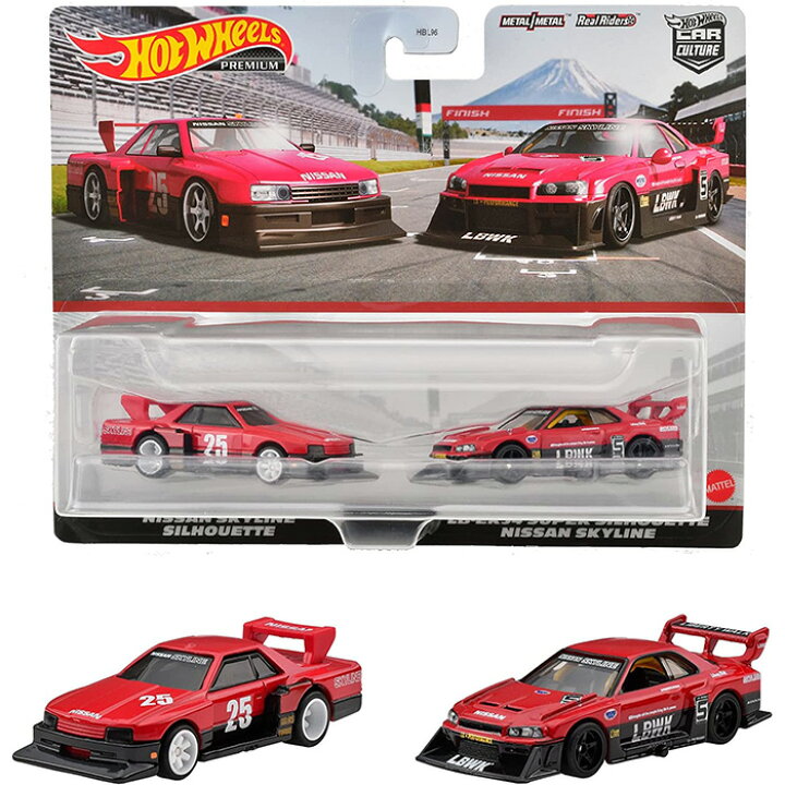 楽天市場】ホットウィール(Hot Wheels) プレミアム 2パック 日産 